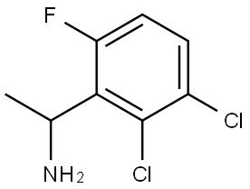 1-(2,3-DICHLORO-6-FLUOROPHENYL)ETHAN-1-AMINE Structure