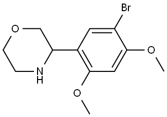 3-(5-BROMO-2,4-DIMETHOXYPHENYL)MORPHOLINE Structure