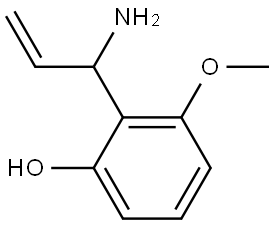 2-(1-AMINOPROP-2-EN-1-YL)-3-METHOXYPHENOL Structure