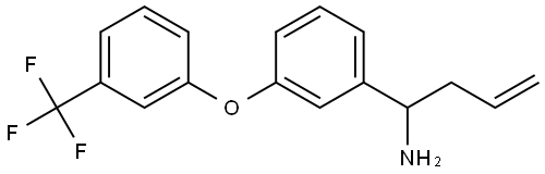 α-2-Propen-1-yl-3-[3-(trifluoromethyl)phenoxy]benzenemethanamine Structure