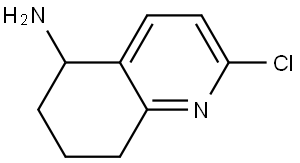 2-Chloro-5,6,7,8-tetrahydro-5-quinolinamine Structure