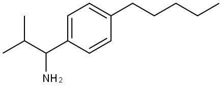 2-METHYL-1-(4-PENTYLPHENYL)PROPAN-1-AMINE Structure