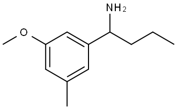 1-(3-METHOXY-5-METHYLPHENYL)BUTAN-1-AMINE Structure