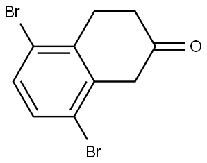 5,8-DIBROMO-1,3,4-TRIHYDRONAPHTHALEN-2-ONE Structure