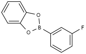 2-(3-Fluorophenyl)-1,3,2-benzodioxaborole Structure