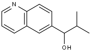 2-methyl-1-(quinolin-6-yl)propan-1-ol Structure