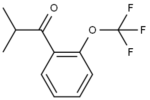 2-Methyl-1-[2-(trifluoromethoxy)phenyl]-1-propanone Structure