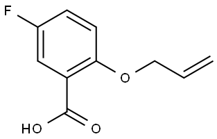 2-(allyloxy)-5-fluorobenzoic acid Structure