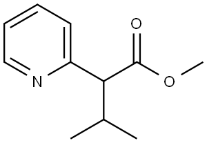 Methyl 3-methyl-2-(pyridin-2-yl)butanoate Structure