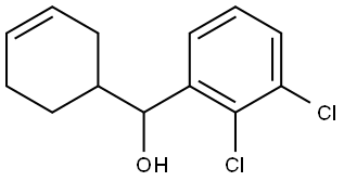 2,3-Dichloro-α-3-cyclohexen-1-ylbenzenemethanol Structure