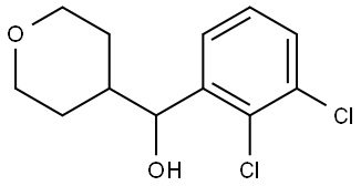 α-(2,3-Dichlorophenyl)tetrahydro-2H-pyran-4-methanol Structure