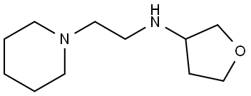 N-(2-(piperidin-1-yl)ethyl)tetrahydrofuran-3-amine Structure