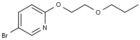 5-Bromo-2-(2-propoxyethoxy)pyridine Structure