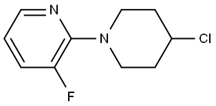 2-(4-Chloro-1-piperidinyl)-3-fluoropyridine Structure