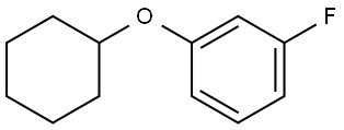 1-(cyclohexyloxy)-3-fluorobenzene Structure