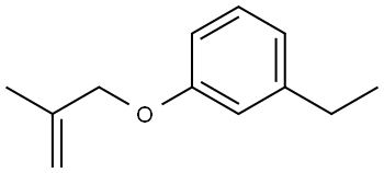 1-Ethyl-3-[(2-methyl-2-propen-1-yl)oxy]benzene Structure