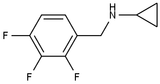 N-Cyclopropyl-2,3,4-trifluorobenzenemethanamine Structure