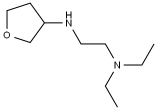 N1,N1-diethyl-N2-(tetrahydrofuran-3-yl)ethane-1,2-diamine Structure