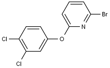 2-Bromo-6-(3,4-dichlorophenoxy)pyridine Structure