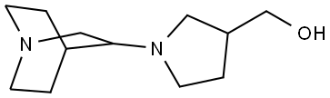 (1-(quinuclidin-3-yl)pyrrolidin-3-yl)methanol Structure