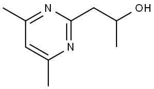 1-(4,6-dimethylpyrimidin-2-yl)propan-2-ol Structure