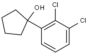 1-(2,3-dichlorophenyl)cyclopentanol Structure