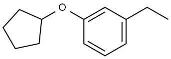 1-(Cyclopentyloxy)-3-ethylbenzene Structure