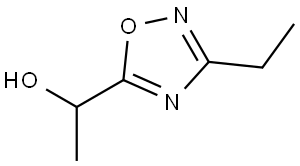 1-(3-ethyl-1,2,4-oxadiazol-5-yl)ethan-1-ol Structure