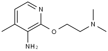 2-[2-(Dimethylamino)ethoxy]-4-methyl-3-pyridinamine Structure