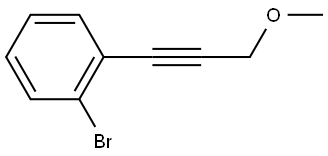 1-Bromo-2-(3-methoxy-1-propyn-1-yl)benzene Structure