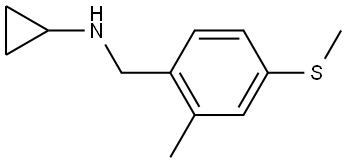 N-Cyclopropyl-2-methyl-4-(methylthio)benzenemethanamine Structure