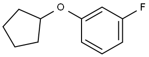 1-(Cyclopentyloxy)-3-fluorobenzene Structure