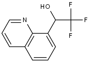 α-(Trifluoromethyl)-8-quinolinemethanol Structure
