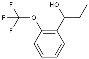 α-Ethyl-2-(trifluoromethoxy)benzenemethanol Structure