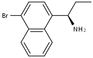 (1R)-1-(4-BROMONAPHTHALEN-1-YL)PROPAN-1-AMINE Structure