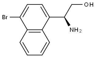 (2S)-2-AMINO-2-(4-BROMONAPHTHALEN-1-YL)ETHAN-1-OL Structure