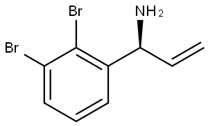 (1S)-1-(2,3-DIBROMOPHENYL)PROP-2-EN-1-AMINE Structure