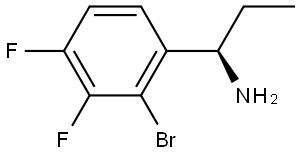 (1R)-1-(2-BROMO-3,4-DIFLUOROPHENYL)PROPYLAMINE Structure