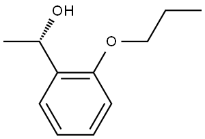 (S)-1-(2-propoxyphenyl)ethan-1-ol Structure