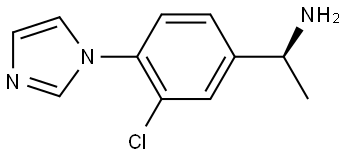 (1S)-1-[3-CHLORO-4-(1H-IMIDAZOL-1-YL)PHENYL]ETHAN-1-AMINE Structure