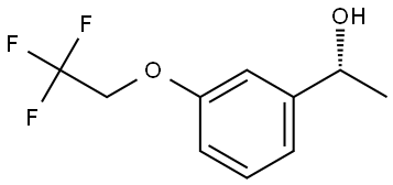 (R)-1-(3-(2,2,2-Trifluoroethoxy)phenyl)ethanol Structure