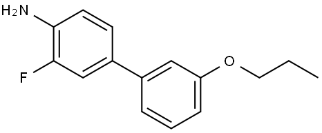 3-Fluoro-3'-propoxy[1,1'-biphenyl]-4-amine Structure