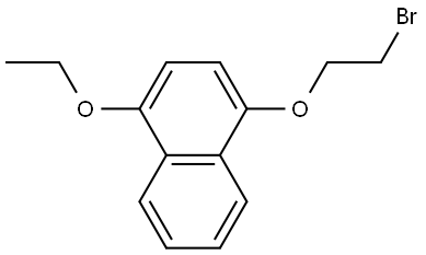 1-(2-Bromoethoxy)-4-ethoxynaphthalene Structure