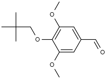 4-(2,2-Dimethylpropoxy)-3,5-dimethoxybenzaldehyde Structure