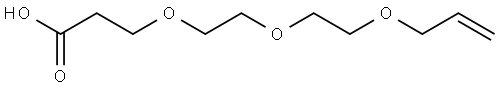 Allyl-PEG3-COOH Structure