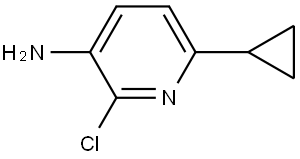 2-Chloro-6-cyclopropyl-3-pyridinamine 구조식 이미지