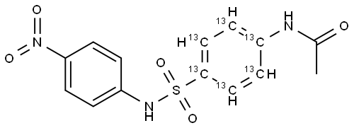 Sulfanitran-13C6 Structure