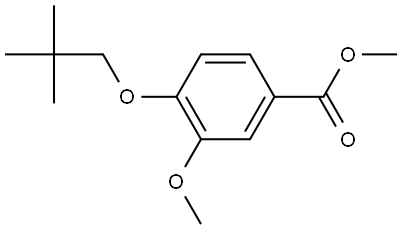 Methyl 4-(2,2-dimethylpropoxy)-3-methoxybenzoate Structure