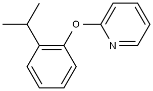 2-[(2-(Prop-2-yl)phenoxy)]pyridine Structure