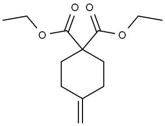 diethyl 4-methylidenecyclohexane-1,1-dicarboxylate Structure